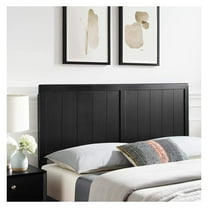 MOD-6217-BLK Robbie Full Wood Headboard, Black