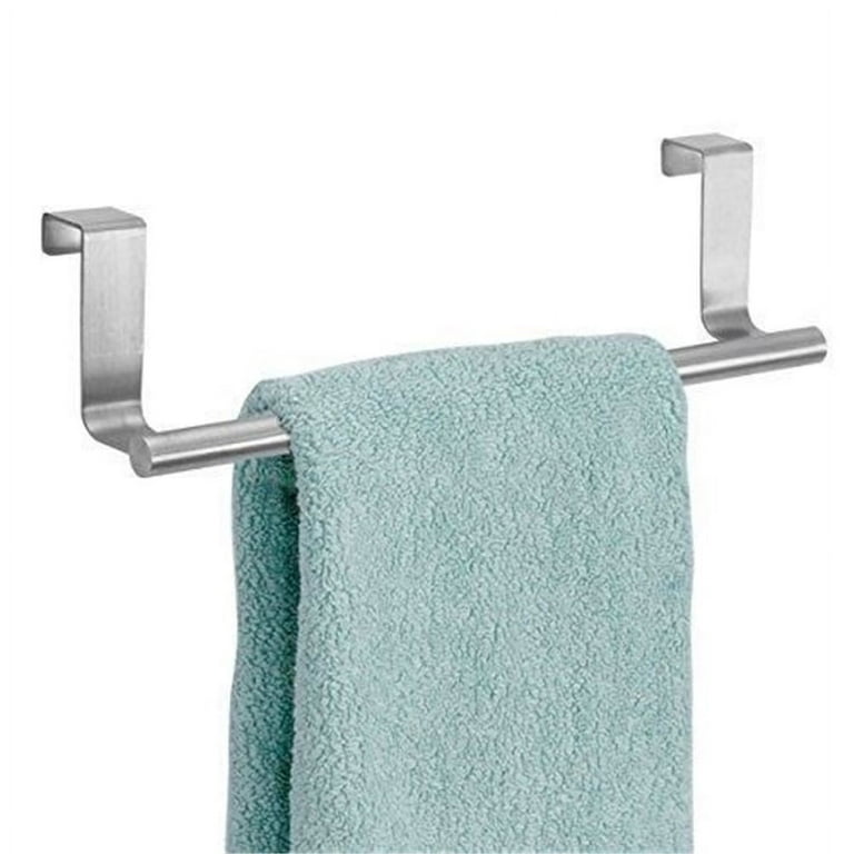  Cabinet Door Towel Bar, Dish Towel Rack for Cabinet, Stainless  Steel Kitchen Towel Holder, Over The Door Hand Towel Hanger for Kitchen  Bathroom Cupboard, 2 Pack (1*Small+ 1*Large) : Home 