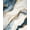 Blue Ivory Gold, Pattern 3, variant on ODIKA Front Abstract Door Arch Contemporary Stripe Bedside Beige Ru Pet Friendly & Kids Safe for Bedroom, Nursery