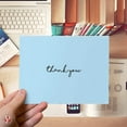 thumbnail image 5 of Baby Boy Thank You Card - Elegant Light Blue Greeting for Birthdays, Baby Showers, Weddings, Business - White Blank Interior | 4.25 x 5.5” | Set of 25 Cards & 25 Envelopes, 5 of 6