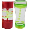 thumbnail image 2 of Set of 2 Bubble Spiral Liquid Dripping Timer - Calm Down Jar - Soothing and Calming Motion - Liquid Timer Sensory Office Desk Toy - Visual Stimulation (Random Colors), 2 of 3