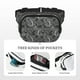 thumbnail image 5 of Fotbe Snake Cangurera Cuadrada con Estampado de Doble Capa, Bolsa de Cintura Ajustable Mini para Hombres y Mujeres, 5 of 9