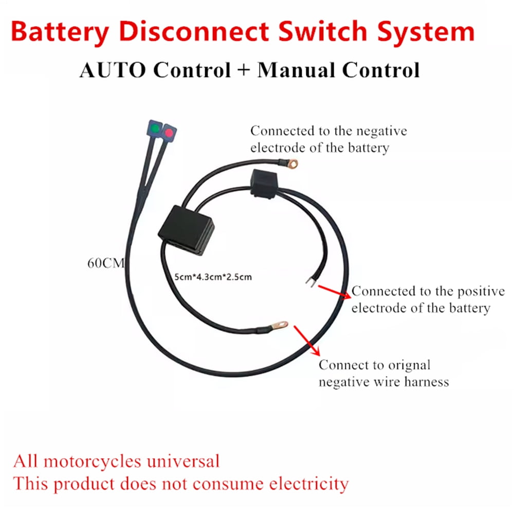 Acaigel Universal Motorcycle Battery Disconnect Cut Off Isolator Master Switch