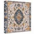 thumbnail image 2 of Ships Next Day Canvas Wall Art 12"x12", Boho Chic Ethnic Wood Framed Canvas Print Painting, Orange Blue Vintage Tribes Ready to Hang Small Picture Wall Decor for Home Kitchen Dining Room Office, 2 of 9