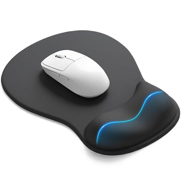 Mouse pad eulps con reposamuñecas de gel ergonómico antideslizante