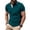 #10Green, variant on MYAOYI Polo Shirt for Men Contrast Stripe Polo Shirt with Chest Pocket for Men