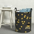 thumbnail image 5 of Goofa Bumblebee Printed Circular Hamper,Laundry Basket with Handles,Storage Baskets Foldable,Large Capacity Laundry Hamper-, 5 of 8