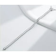 thumbnail image 2 of Gold Plated Zirconia Tennis Bracelet for Women and Men-3/4mm width, Jewelry Gift for Her |Size 6.5-7.5 Inch, 2 of 6