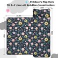 thumbnail image 5 of Pioneer Flower Floral Print Pattern Teens Toddler Nap Mat with Pillow, Sleeping Mat Bag for Preschool Daycare 59"x22", 5 of 6