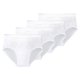 thumbnail image 1 of SCHIESSER Herren Slips 4er Pack - Doppelripp, Sportslip, Cotton Essentials Blanco 2XL (2X-Large), 1 of 4