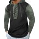 thumbnail image 2 of Gibobby Sudadera polar hombre Sudadera DE Bloques con Capucha Colores Stretch Hombre Hoodie(Verde,G), 2 of 4