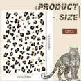 thumbnail image 2 of 12 Sheets Cheetah Temporary Tattoo Temporary Whisker Tattoos Leopard Print Temporary Tattoos Brown Leopard Face Stickers Gold Temporary Tattoos Cheeta, 2 of 5
