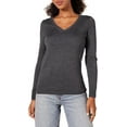 thumbnail image 1 of walmart Essentials Womens Lightweight V-Neck Sweater, 1 of 8