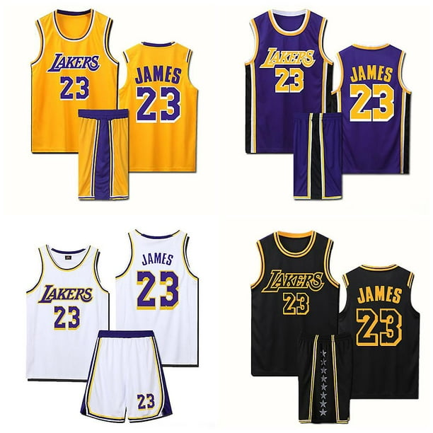 Lakers JAMES #23 White Kids NBA Jersey