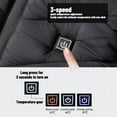 thumbnail image 6 of Spostyle Children Heated Vest USB Charging Heating Jacket Smart Heated Polyester Coat Boys Girls Outdoor Kids Running For 110-170cm Height (10000mAH Battery Optional), 6 of 7