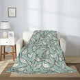 thumbnail image 2 of Sikiie Hand Drawn Chickens Cozy Flannel Fleece Throw Blanket: Lightweight & Thick for All Seasons - Perfect for Women, Men, & Kids"60"x50", 2 of 6