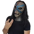 thumbnail image 5 of Máscara de Látex Trick or Treat Studios Iron Maiden The Clansman Licencia Disfraz Rock, 5 of 5