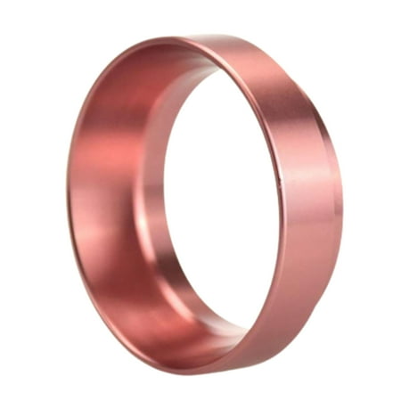 

Universal Coffee Dosing Ring Replacement Aluminum Alloy Universal Coffee Dosing Magnetic Ring Coffee Maker Accessory for Hand Made Coffee Rose Gold 51MM
