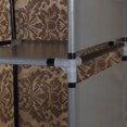 thumbnail image 4 of GoDecor New 4-Layer Portable Closet Storage Organizer Wardrobe Clothes Rack With Shelves, 4 of 7