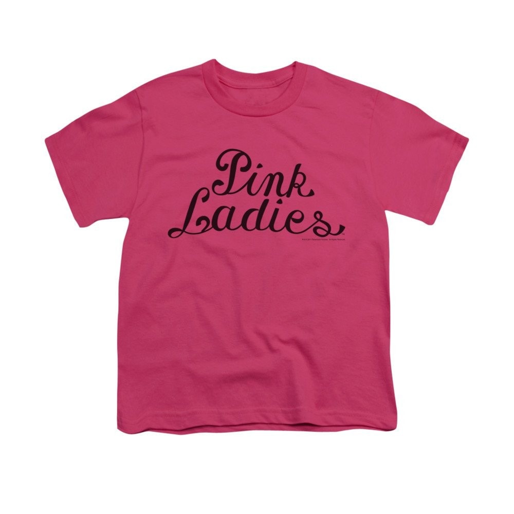 Grease Pink Ladies Logo Youth TShirt Youth TShirt (Ages 812) / L