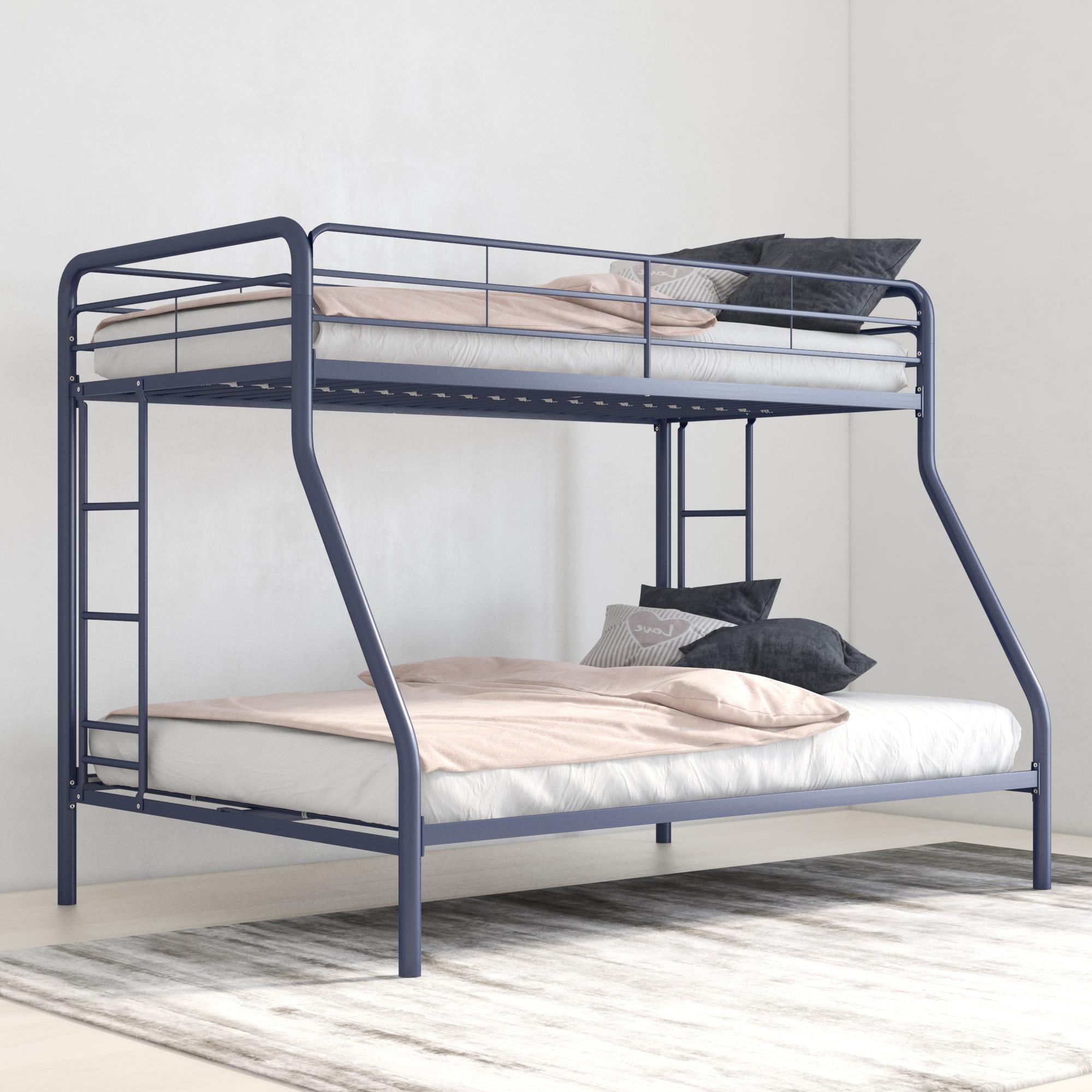 Dhp Twin Over Full Metal Bunk Bed Frame, Twin Over Twin Metal Bunk Bed Assembly Instructions