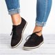 thumbnail image 1 of Zapatos casuales de mujer con cordones en el tobillo informales con cordones de invierno para mujer Wmkox8yii shjk5497, 1 of 7