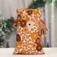 thumbnail image 4 of Fuzoiu Hippie Ditsy Floral Print Christmas Gift Bag,Burlap Gift Bag with Drawstring Closure & Hang Tag,Perfect for Holidays, Birthdays, and Special Occasions-Small, 4 of 6