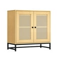 thumbnail image 5 of JTAOT Sideboard Buffet Storage Accent Cabinet Modern Kitchen Table Woven Wicker Doors, 5 of 8