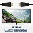 thumbnail image 2 of 8K HDMI 2.1 Cable 3Ft. (3 Pack) | Ultra High Speed 48Gbps HDMI Cord, 4K@60Hz, 8K@120Hz, ARC & eARC, Compatible with PS5, XBOX, Apple TV, Laptop & More by J-Tech Digital, 2 of 5