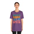 thumbnail image 4 of Funny T-Shirt, Surviving Purely Out Of Spite Top, Vistage Tee Shirt Cancer, 4 of 12