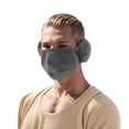 thumbnail image 5 of Unique Bargains 1 Pc Two-in-one Face Mask Windproof Balaclava for Cycling Dark Gray, 5 of 6
