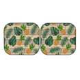 thumbnail image 7 of Balery Pineapples Palm Leaves Sun Shield 2 Pack For Car Front Windows Foldable Sun Visor Protector Blocks Max Uv Rays And Keeps Your Vehicle Cool For Most Sedans Suv Truck, 7 of 7