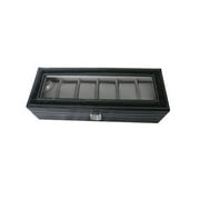 2017 New 6 Grid Slots Wrist Watches Gift Case Jewelry Display Boxes Storage Holder