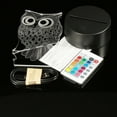 thumbnail image 2 of JT OWL 3D Night Light Multi 7 Color Changing Illusion Lamp for Children Kids Girls Boys and a perfect Home Décor Gift, 2 of 7