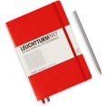 thumbnail image 3 of HTOOQ HTOOQ Medium A5 Dotted Hardcover Notebook (Black) HTOOQ 251 Numbered Pages Red, 3 of 9