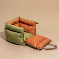 thumbnail image 4 of Asiento de coche para perros FUNNY FUZZY de piel impermeable 3 en 1 de hasta 16 kg, 4 of 5