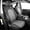 Black&Gray, variant on coverdream Cybertruck Seat Covers Full Set for 2024 2025 Tesla Cybertruck Base/AWD/Cyberbeast - Polyester Seat Protector(Gray)