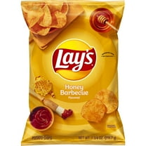 Lay's Honey BBQ Flavored Potato Chips, 7.5 oz Bag