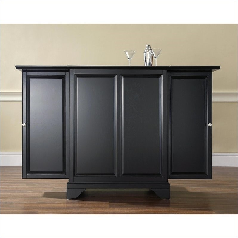 Crosley Furniture LaFayette Expandable Bar Cabinet ...