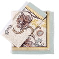 thumbnail image 2 of Fingercraft Cloth Napkins, Set of 12 Cotton Linen Blend Printed Dinner Napkins Cloth Mitered Corner Perfect for Parties Dinners Weddings Cocktail Christmas Easter 20x20 Royal Bloom, 2 of 6