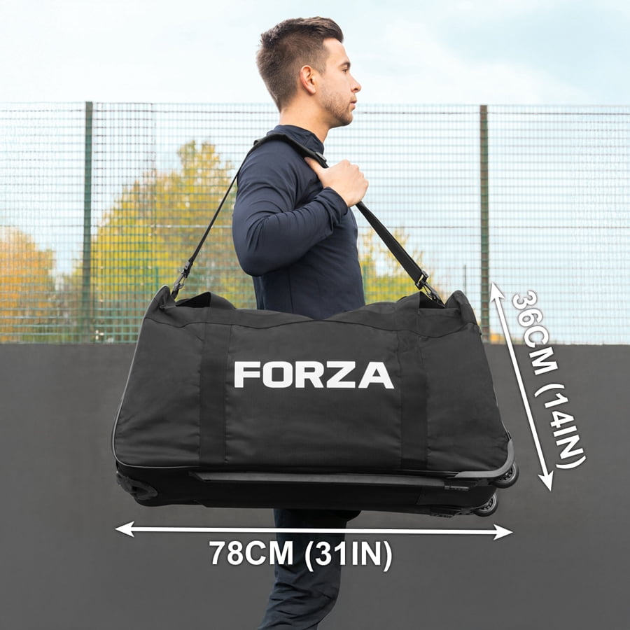 FORZA Travel Holdall Bag with Wheels | Durable Sports & Everyday Travel Bag | 13GL, 20GL & 25GL Capacity Options | 25GL Travel Bag