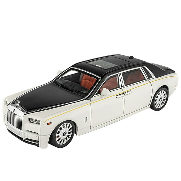 Anmyjuly 1/18 scale diecast cars Phantom Alloy car model with Steerable Front Wheels, Starry Sky Top, Light and Sound - Perfect toy cars for boys age 8-12, collectible diecast model cars
