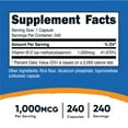 Nutricost Vitamin B12 (Methylcobalamin) 1000mcg, 240 Capsules NonGMO