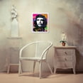 thumbnail image 3 of Stephen Chambers 12x14 White Modern Wood Framed Wall Art Titled - Che Guevara, 3 of 6