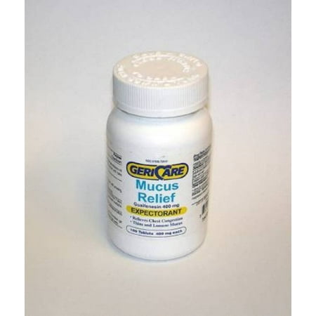 McKesson Brand Cough Relief  400 mg Strength Tablet, Bottle of 100, 2 (Best Meds For Cold Sores)
