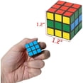 thumbnail image 4 of Mini cubos rompecabezas de fiesta juguetes 3x3x3 cubo mágico de velocidad con colores vivos recuerdo de fiesta suministros escolares juego de rompecabezas juego de 12, 4 of 5