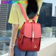 thumbnail image 5 of 2024 Mochilas de cuero genuino para mujer, bolsos de hombro, mochilas para mujer, mochilas de viaje para mujer, mochilas escolares para adolescentes, 5 of 5