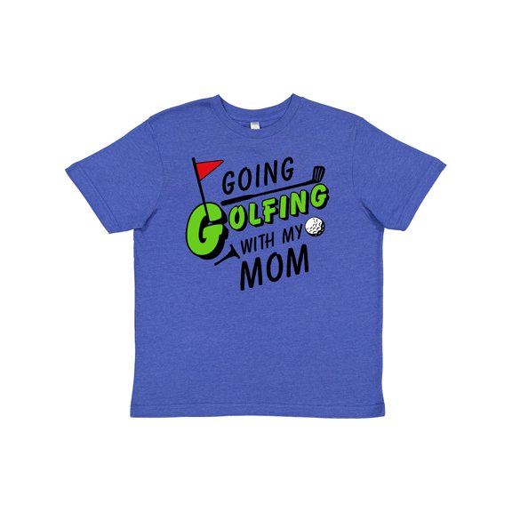 Inktastic Going Golfing with my Mom- kids golf Youth T-Shirt