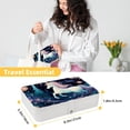 thumbnail image 5 of Unicorn Portable PU Leather Jewelry Organizer with Removable Compartment, Necklace Holder, Bracelet Holder, and Jewelry Boxes, 5 of 6