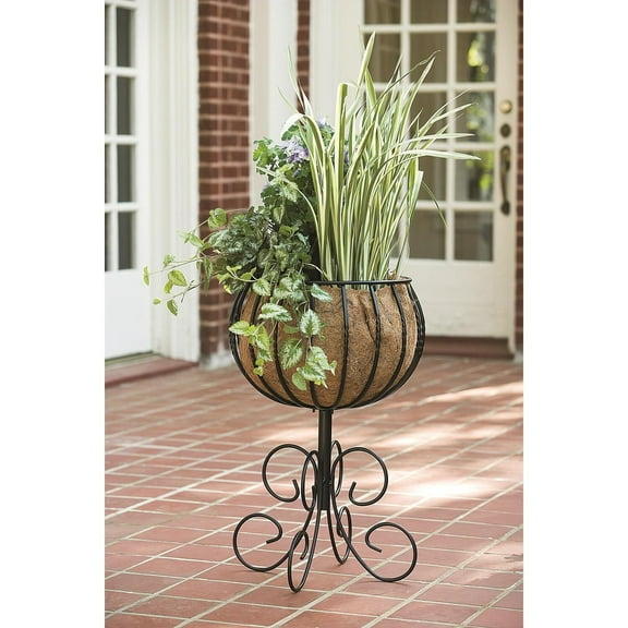 Decorative Basket 14" Wide x 24.5" Tall - HomeStock Storage Bin for Blankets, Towels, Plants